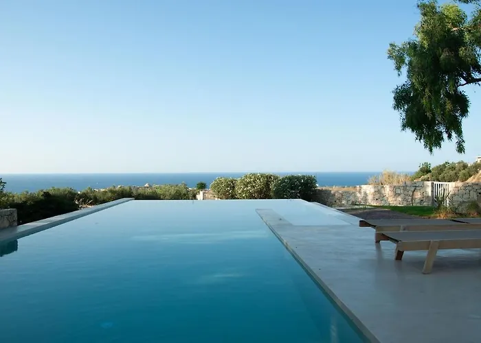 The - Retreat With Pool & Seaview Retimno